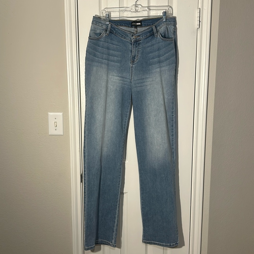 TALL Straight Leg Jeans - Light Blue Wash
